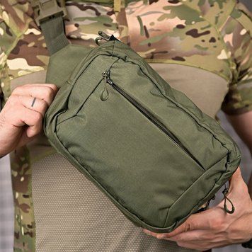 Тактичниа нагрудна сумка Laberis Cordura 1.8 олива buy93383sts фото