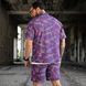 Рубашка и Шорты Oblivion Tactical с принтом WEAPONS AND SKULLS S/M фиолетовый buy93100sts-S/M фото 2