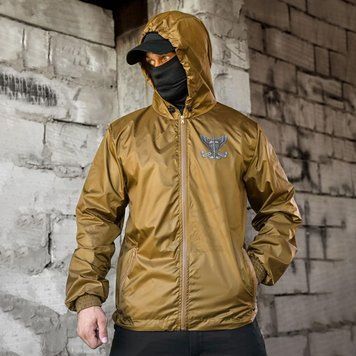 Мілітарі Вітровка Born з принтом Завжди Перші 3XL койот buy97500sts-3XL фото