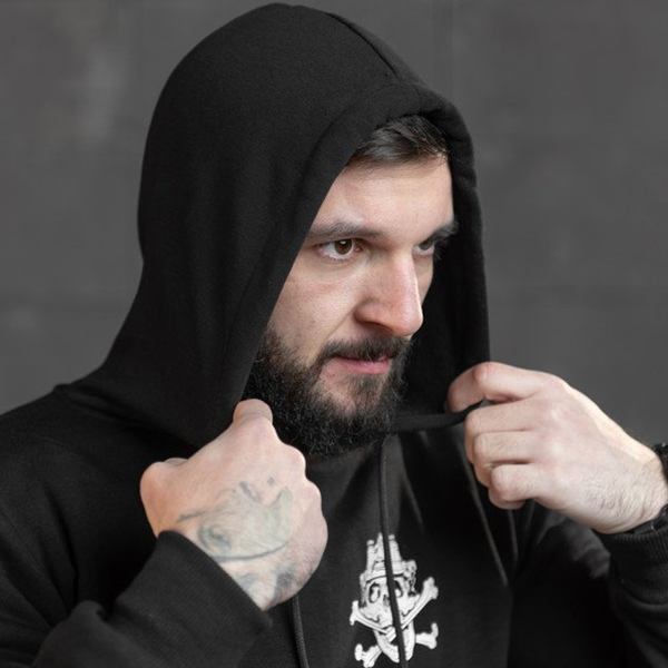 Худі Celeo на Флісі з принтом РОЗВІДКА 3XL чорне buy89903sts-3XL фото