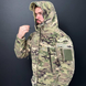 Флісова кофта Han Wild з капюшоном та липучками під шеврони 3XL мультикам  for01822sts-3XL фото 3
