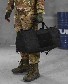 Сумка Cordura 600D с креплением Molle черная размер 55 х 30 х 25 см buy86720sts фото