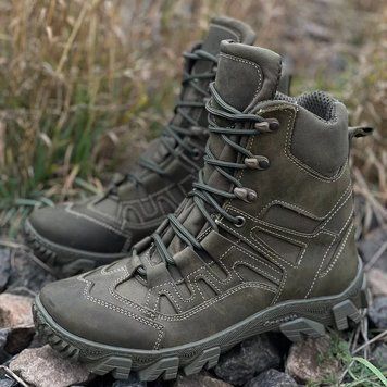Берці PAMIR нубук зі вставками CORDURA 46 олива for04435sts-46 фото