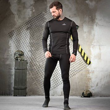 Чоловіча Термобілизна Vaude на флісі 3XL чорна buy19481sts-3XL фото