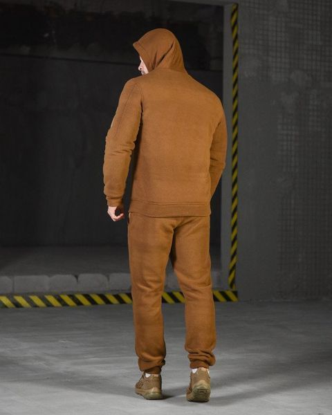 Зимний Флисовый Костюм Кофта на овчине + Штаны койот размер S buy90435sts-S фото