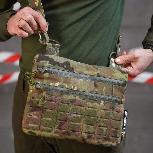 Тактична сумка через плече 7.62 Tactical Cordura 29см х 23см мультикам buy91043sts фото