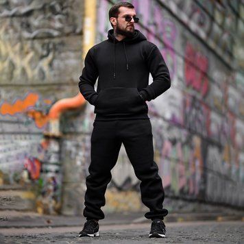 Спортивный костюм тринитка худи + брюки 3XL черный buy94203sts-3XL фото