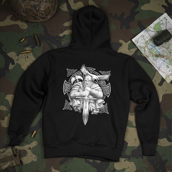 Худи Genesis на Флисе с принтом ODIN 3XL черное buy94049sts-3XL фото