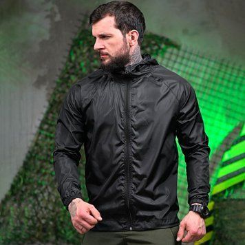 Вітровка Дощовик чорний розмір 3XL buy87929sts-3XL фото