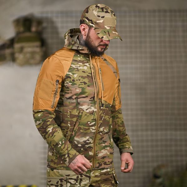 Вітровка 7.62 Tactical Combo з капюшоном 4XL койот мультикам buy96048sts-4XL фото