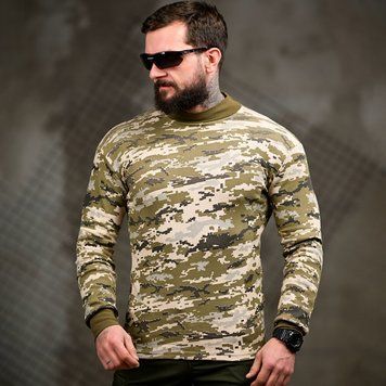 Чоловічий Гольф Estet дрібна в'язь з начосом 2XL піксель buy13785sts-2XL фото