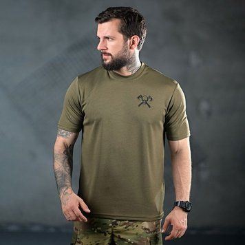 Футболка 7.62 tactical з принтом НІ ЖАЛЮ НІ СТРАХУ 2XL олива buy93183sts-2XL фото