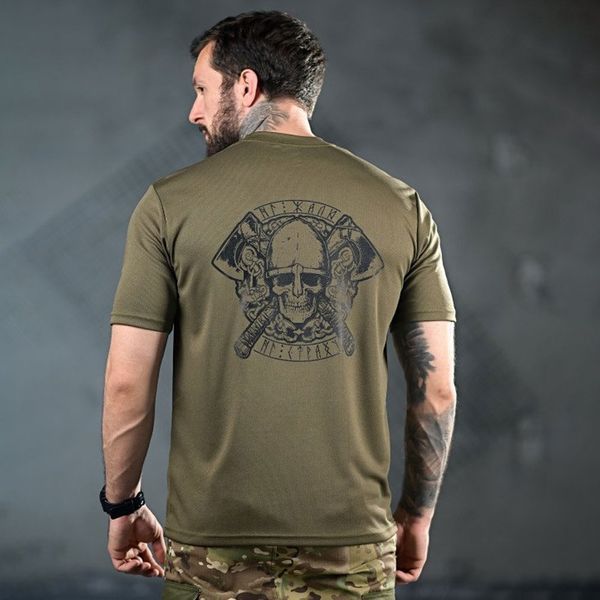 Футболка 7.62 tactical з принтом НІ ЖАЛЮ НІ СТРАХУ 2XL олива buy93183sts-2XL фото