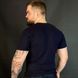 Чоловіча Футболка синя стрейч розмір 5XL for00981-5XL фото 5