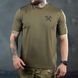 Футболка 7.62 tactical з принтом НІ ЖАЛЮ НІ СТРАХУ 2XL олива buy93183sts-2XL фото 4