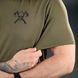 Футболка 7.62 tactical з принтом НІ ЖАЛЮ НІ СТРАХУ 2XL олива buy93183sts-2XL фото 5