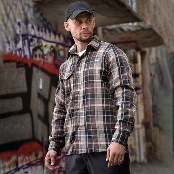Фланелева Сорочка Born of War P1 3XL світло-коричнева buy97598sts-3XL фото