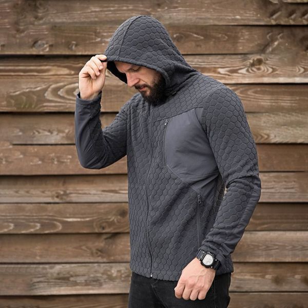 Кофта Флісова Km Urban з Капюшоном 3XL сіра buy93708sts-3XL фото