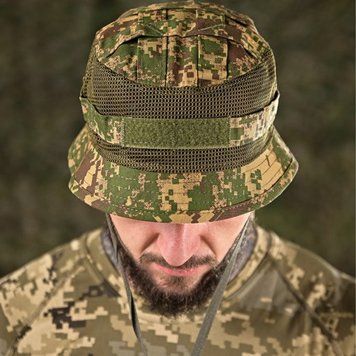 Панама з сітчастими вставками та липучками під шеврони хижак розмір 58-60 buy92257sts-58-60 фото