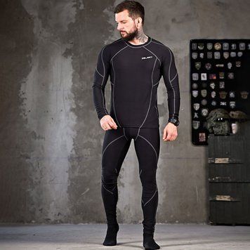 Термобілизна Активна Zelart на Флісі 2XL/3XL чорна buy60037sts-2XL/3XL фото