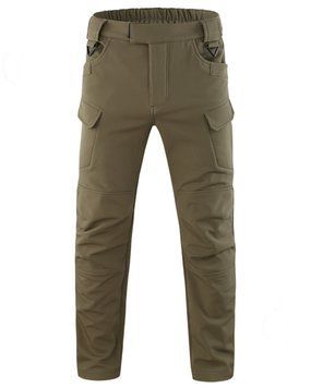 Утеплені Штани SoftShell з гумкою в поясі койот розмір 3XL for02377sts-3XL фото