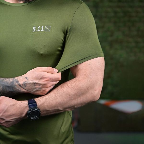 Футболка Компрессионная 5.11 Tactical XL олива buy92794sts-XL фото