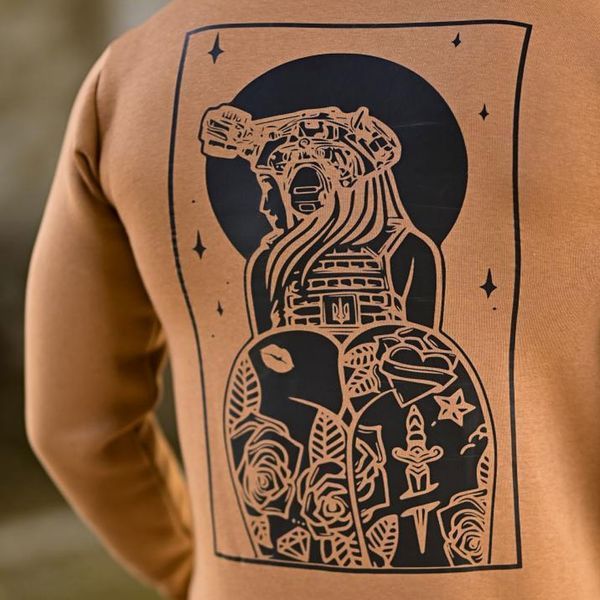 Худі Genesis на флісі з принтом GIRL 3XL койот buy94105sts-3XL фото