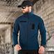 Флісова Кофта Patriot ДСНС з липучками для шевронів 4XL синя buy19447sts-4XL фото 1
