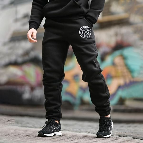 Спортивный костюм с принтом РУНЫ Худи + Брюки 3XL черный buy94207sts-3XL фото
