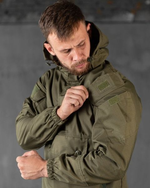 Чоловічий Анорак олива розмір 3XL buy88830sts-3XL фото