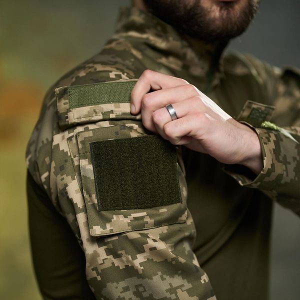 Чоловіча Сорочка з липучками під шеврони олива-піксель розмір 2XL 1556450627sts-2XL фото