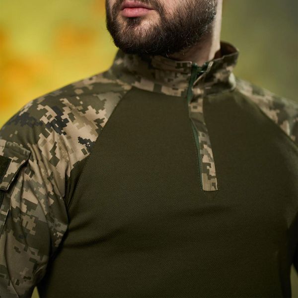 Чоловіча Сорочка з липучками під шеврони олива-піксель розмір 2XL 1556450627sts-2XL фото