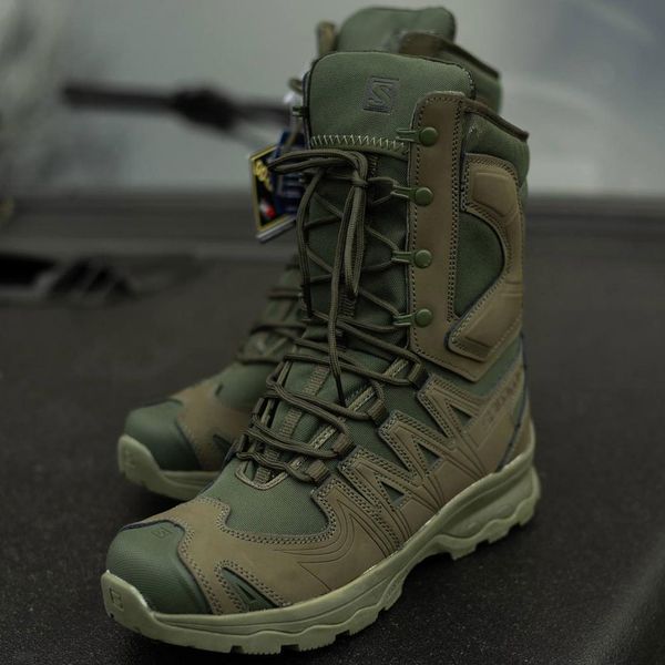 Зимові Берці Salomon Quest 4D Forces High GTX 46 олива for04305sts-46 фото