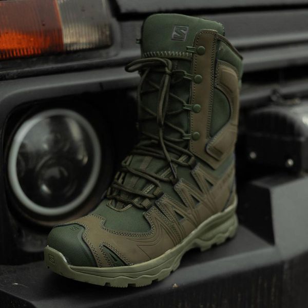 Зимові Берці Salomon Quest 4D Forces High GTX 46 олива for04305sts-46 фото
