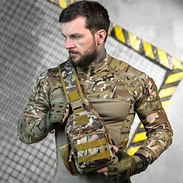 Нейлонова Нагрудна Сумка з USB-портом мультикам розмір 30 см х 16 см х 11 см buy92443sts фото