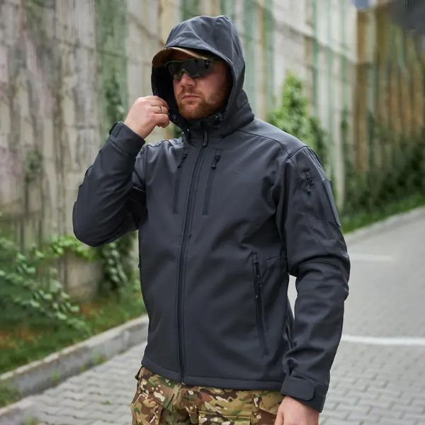 Куртка Frontier Eira SoftShell на флисе 3XL серая bayrak1922.00.89sts-3XL фото