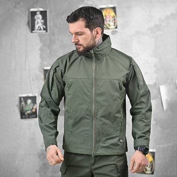 Літня Куртка Antanta з прихованим капюшоном олива розмір 3XL buy91509sts-3XL фото
