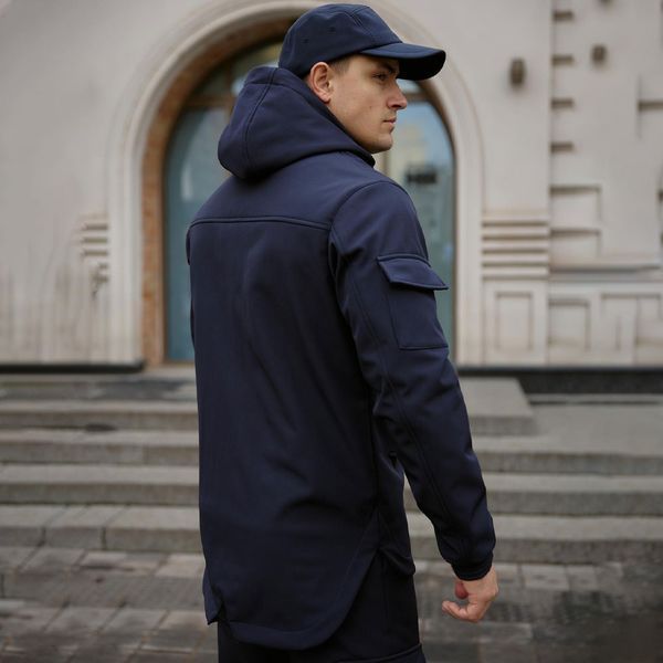 Куртка Intruder SoftShell з капюшоном 3XL темно-синя 1590399982-3XL фото