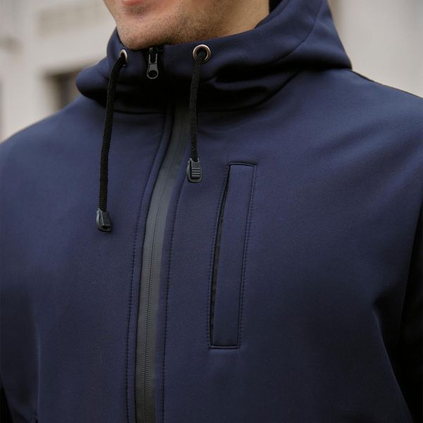 Куртка Intruder SoftShell з капюшоном 3XL темно-синя 1590399982-3XL фото